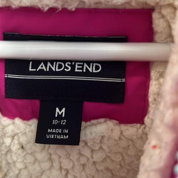 Girls Lands’ End winter jacket size 10/12 - Picture 3 of 4